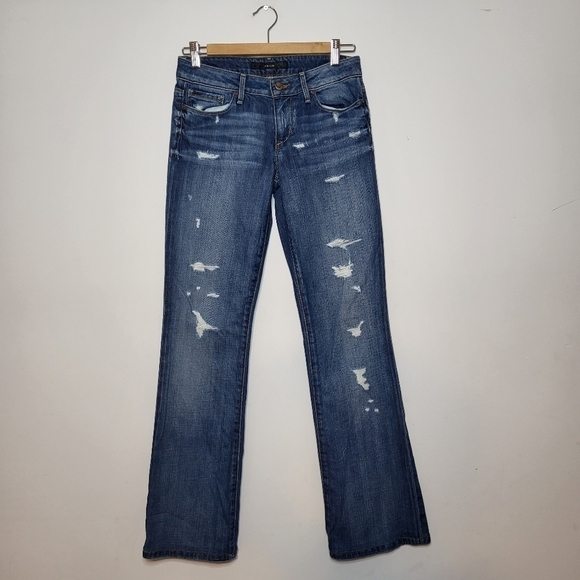 Joe's Honey Fit Distressed Bootcut Jeans Size 27 - Picture 1 of 13